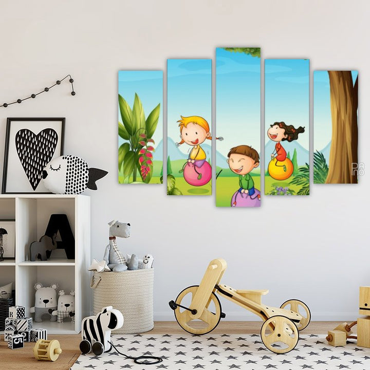 Children with Balloons