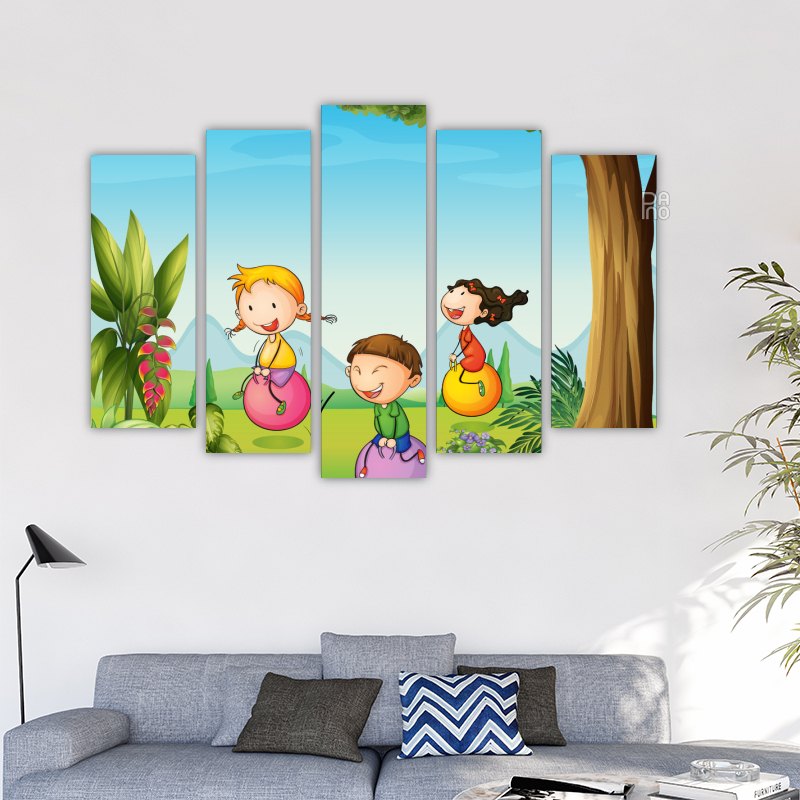 Children with Balloons
