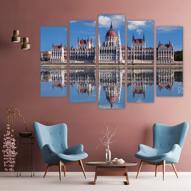 Beautiful Reflection of the Hungarian Parliament