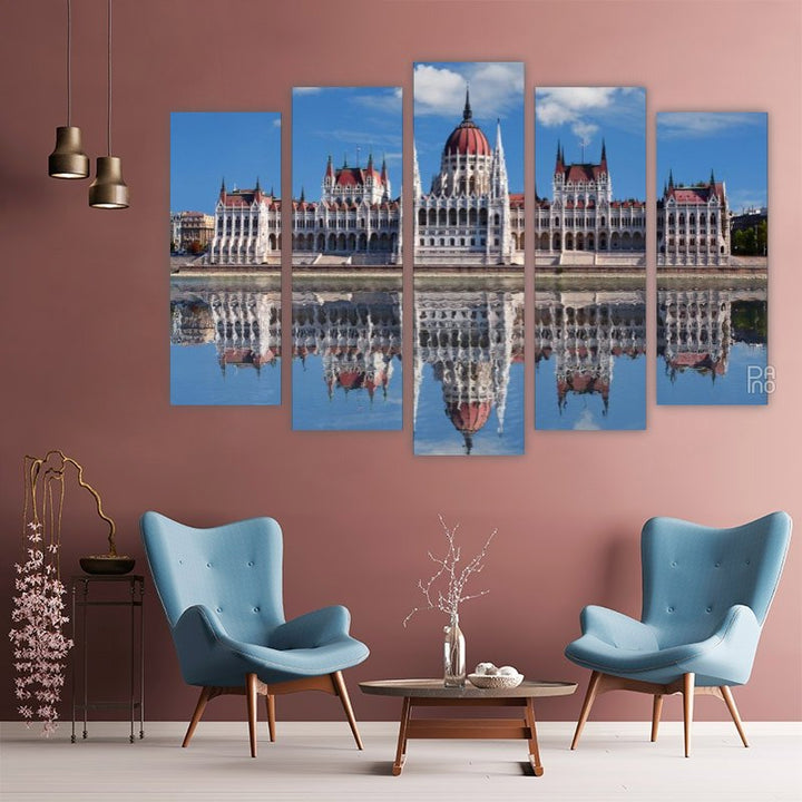 Beautiful Reflection of the Hungarian Parliament