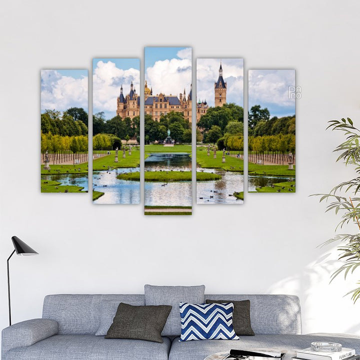 Schwerin Castle in Germany