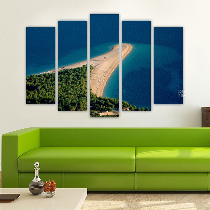 Croatian Beach with Golden Sands