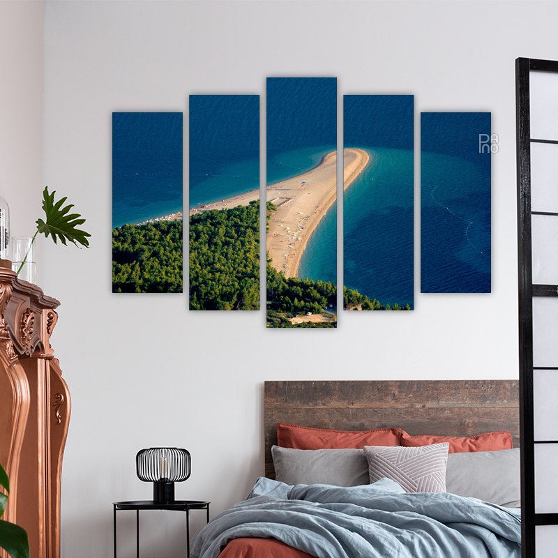 Croatian Beach with Golden Sands