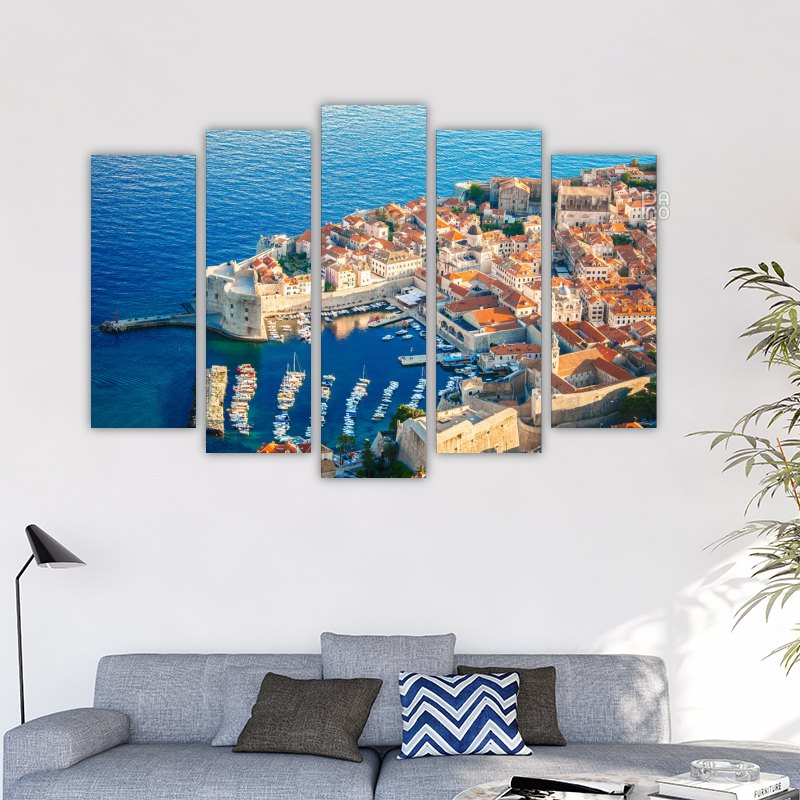 Aerial View of Dubrovnik