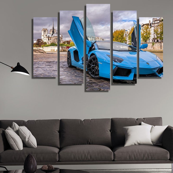 Lamborghini Aventador Небесносин