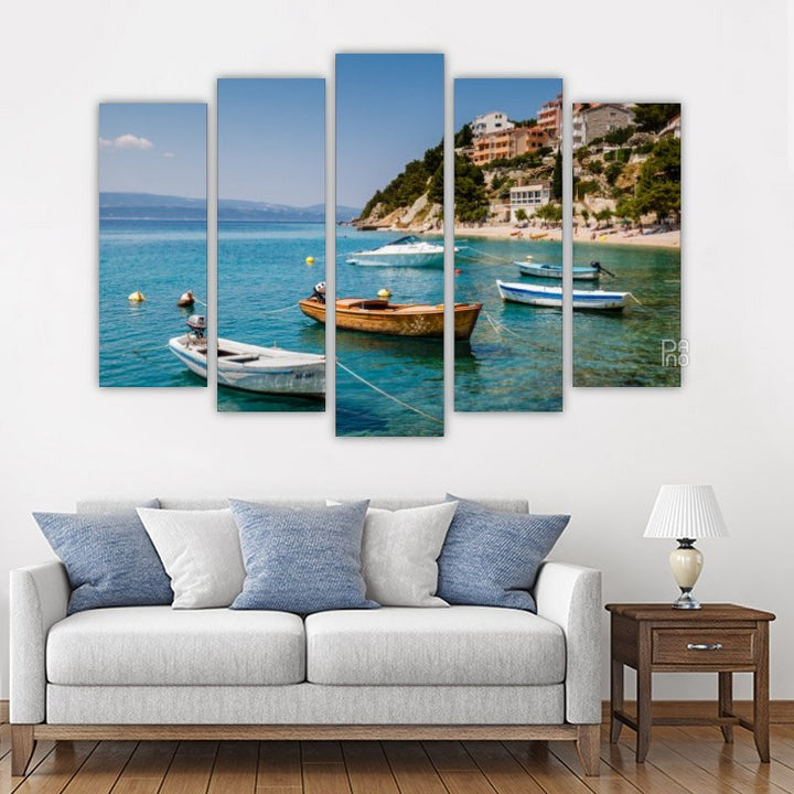Motorboats in a Bay