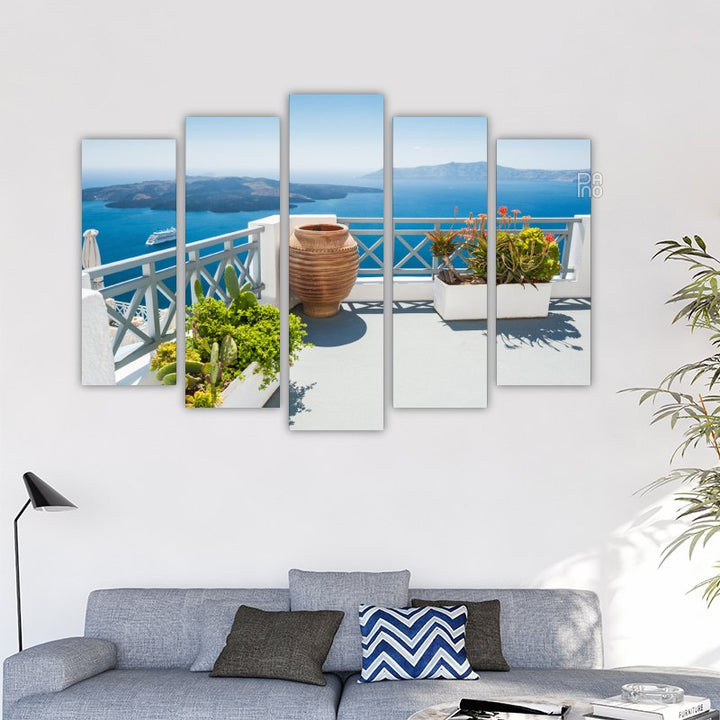 White Architecture of Santorini Island
