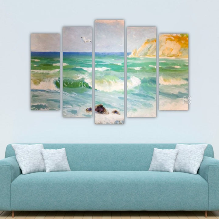 Landscape of sea waves