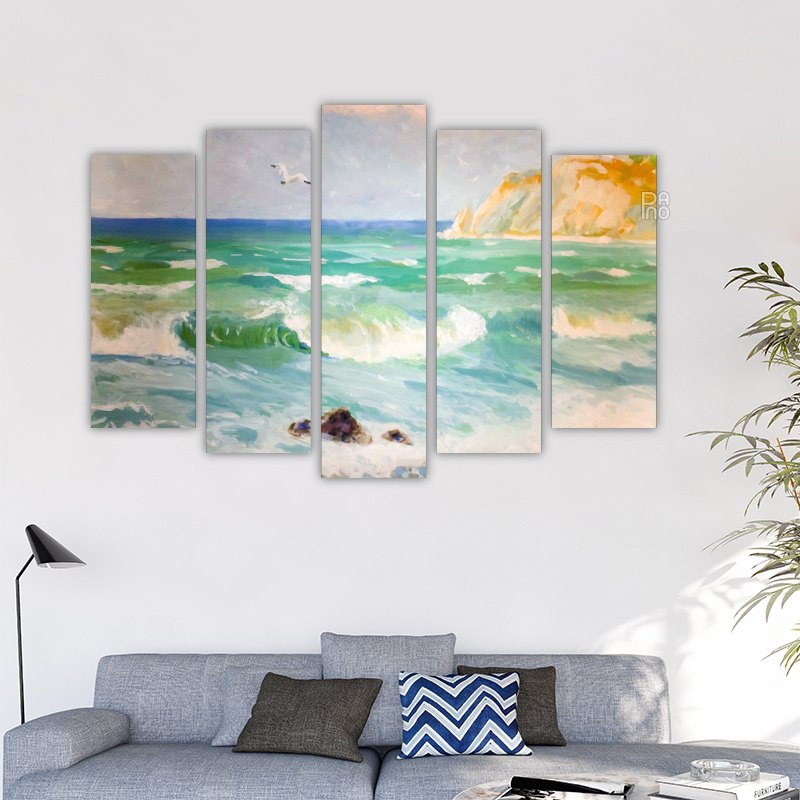 Landscape of sea waves