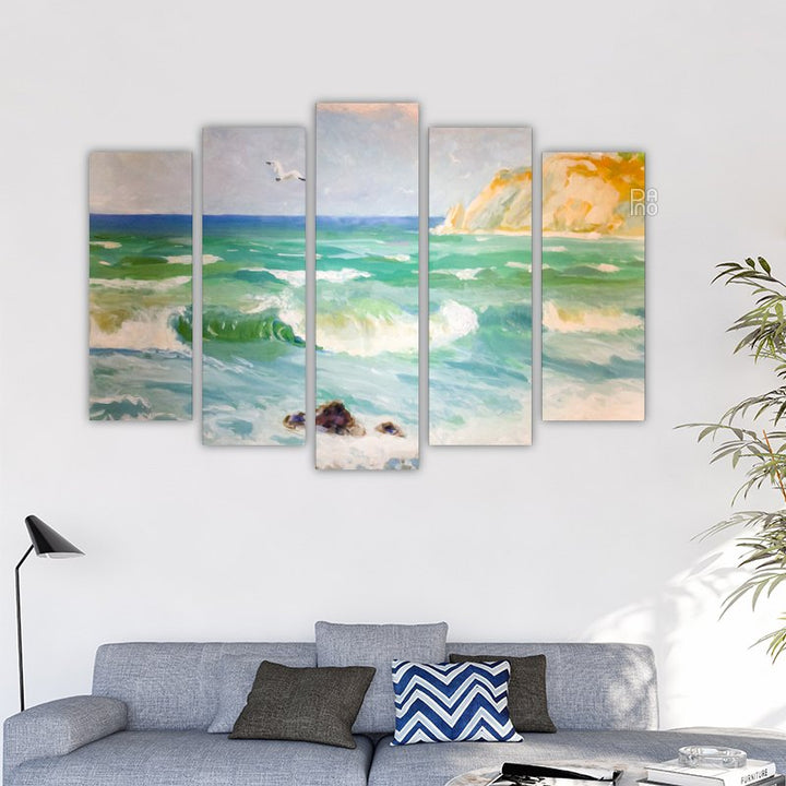 Landscape of sea waves