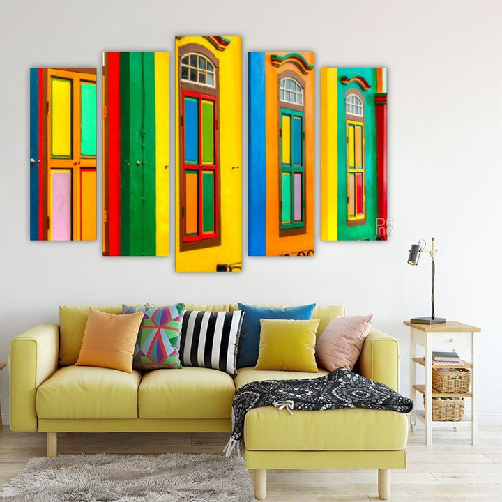 Colorful facades