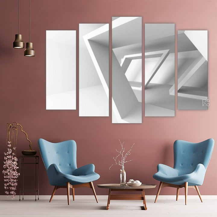 White modern architecture