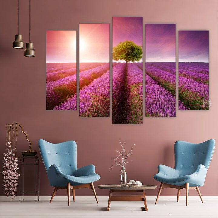 Stunning Lavender Landscape