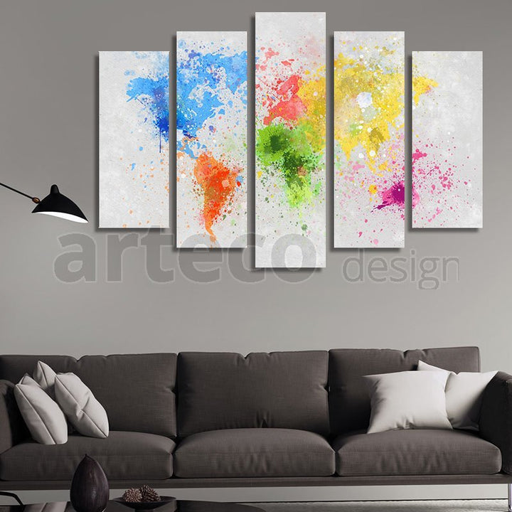 Abstract World Map