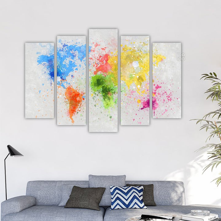 Abstract World Map