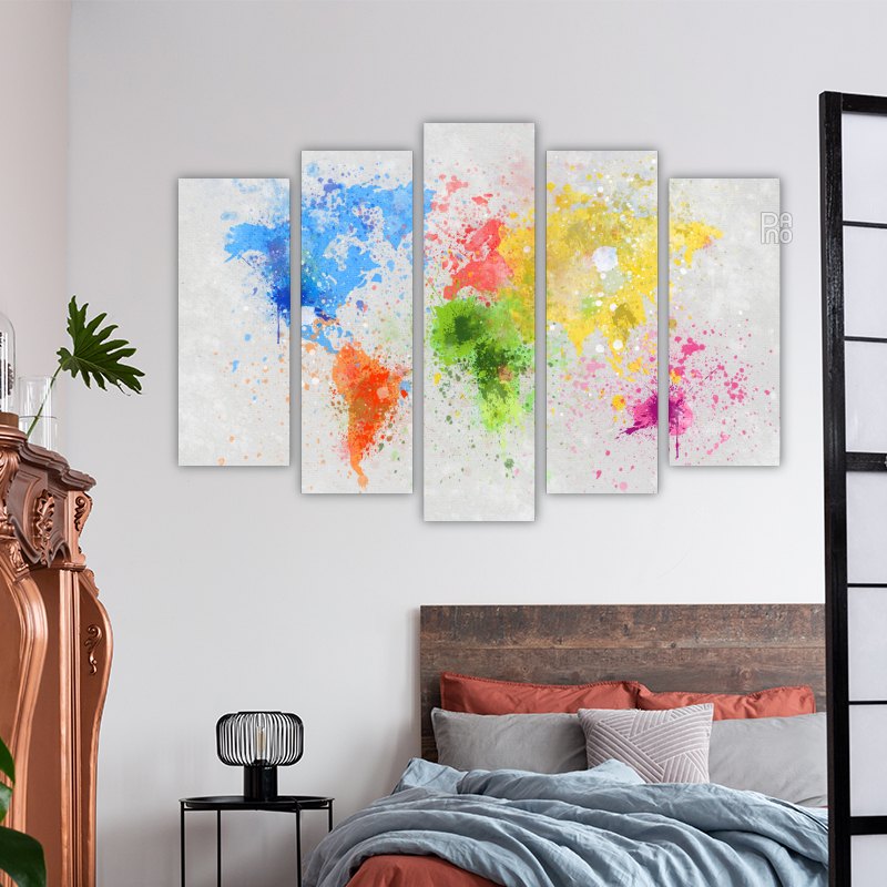 Abstract World Map