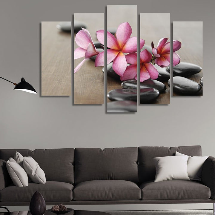 Zen Stones, Bamboo, and Jasmine