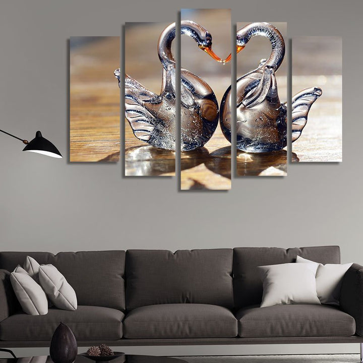 Glass Swans