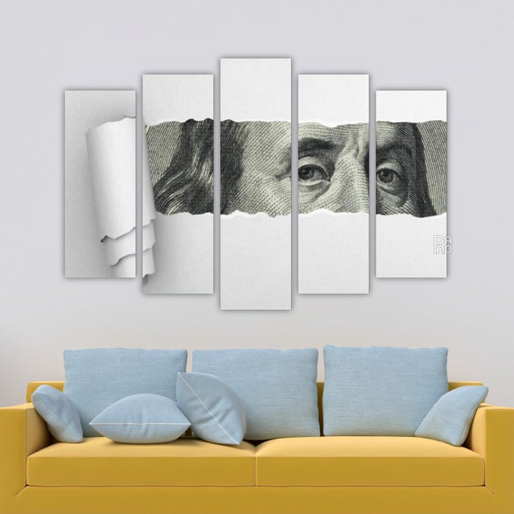 Face of Benjamin Franklin