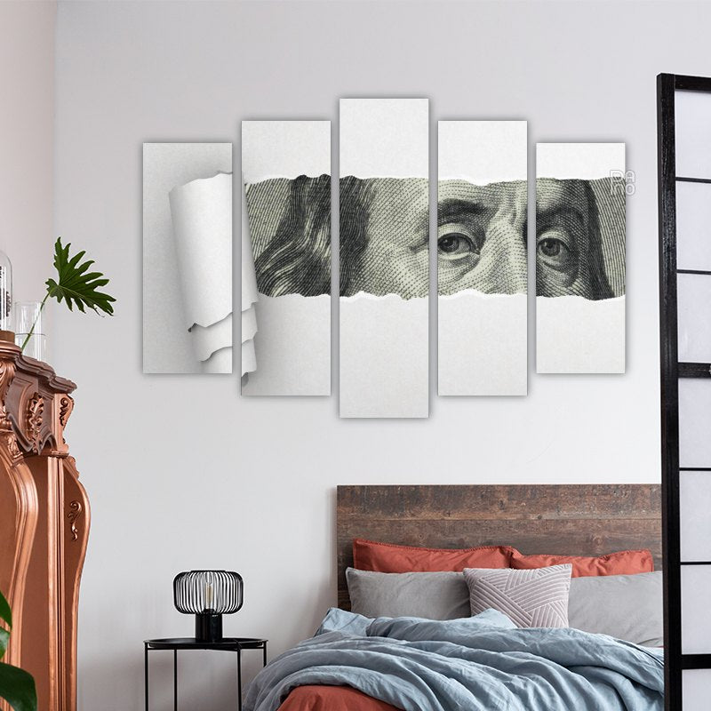 Face of Benjamin Franklin