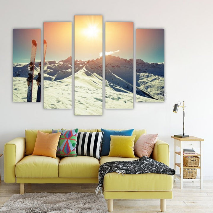 Ski Slope Sunrise