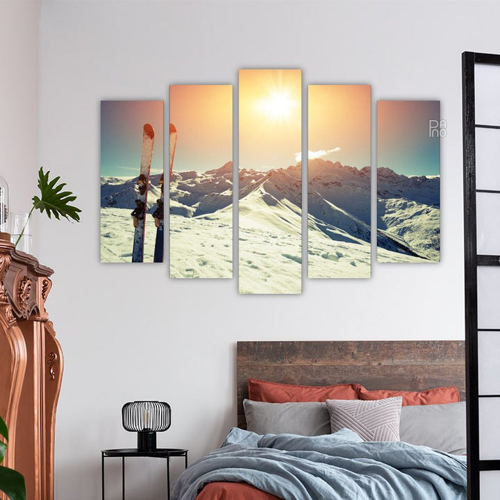 Ski Slope Sunrise