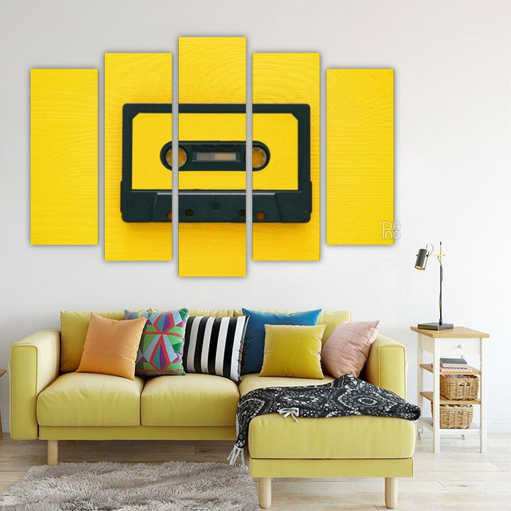 Retro Yellow Cassette