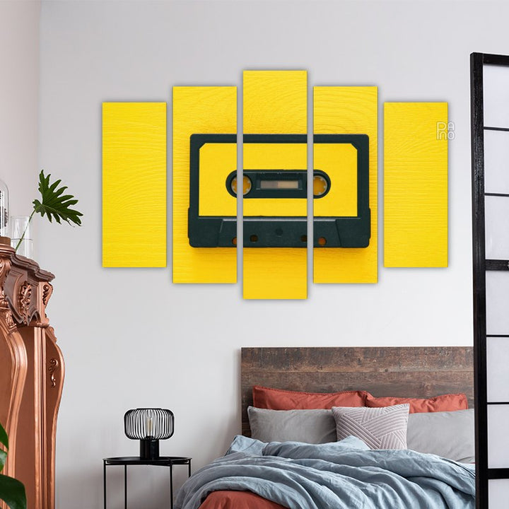 Retro Yellow Cassette