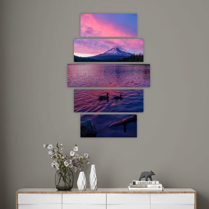 Landscape in Purple Tones