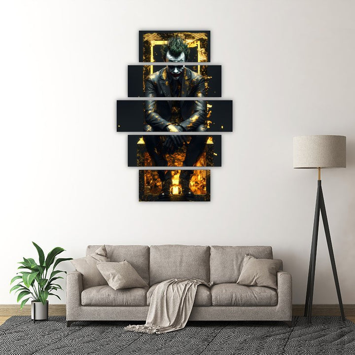 Joker on a Throne - Golden