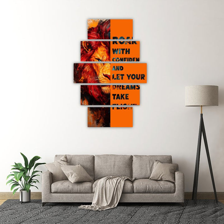 Lion Motivational Poster