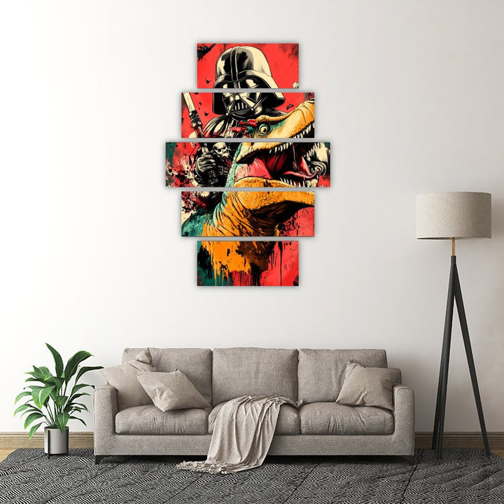 Darth Vader Riding a T-Rex