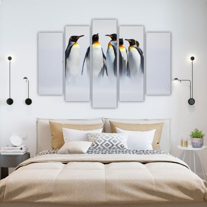 Group of Emperor Penguins