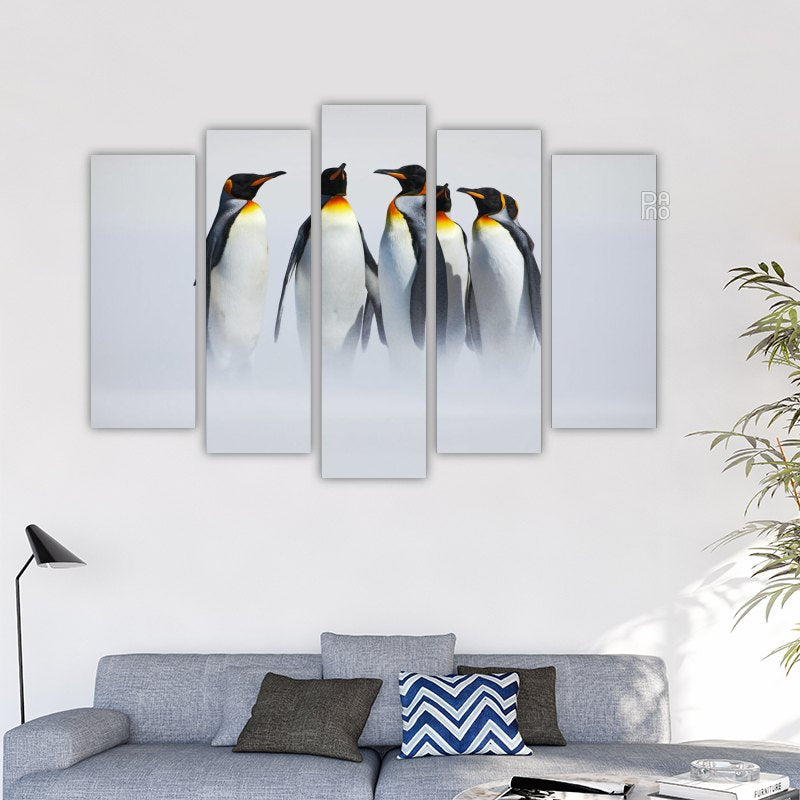Group of Emperor Penguins