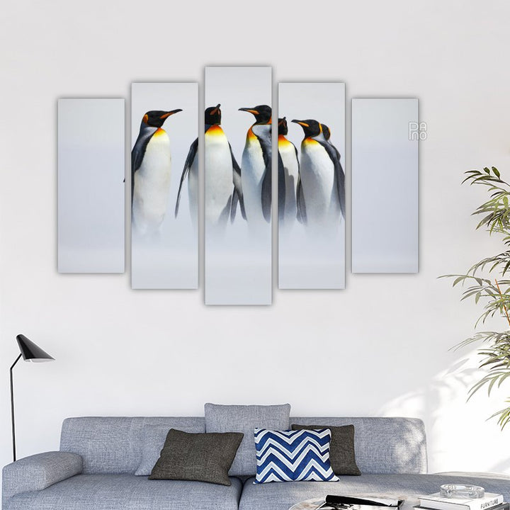 Group of Emperor Penguins