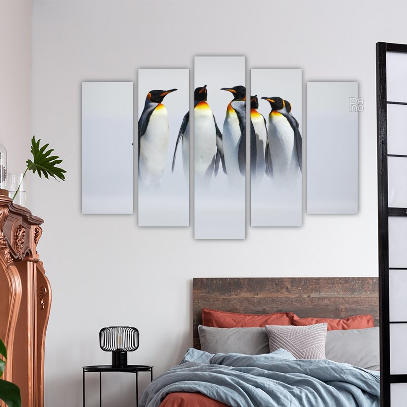 Group of Emperor Penguins