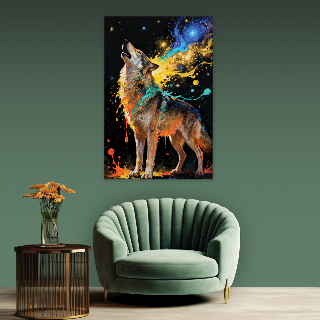 Midnight Howl - Canvas print