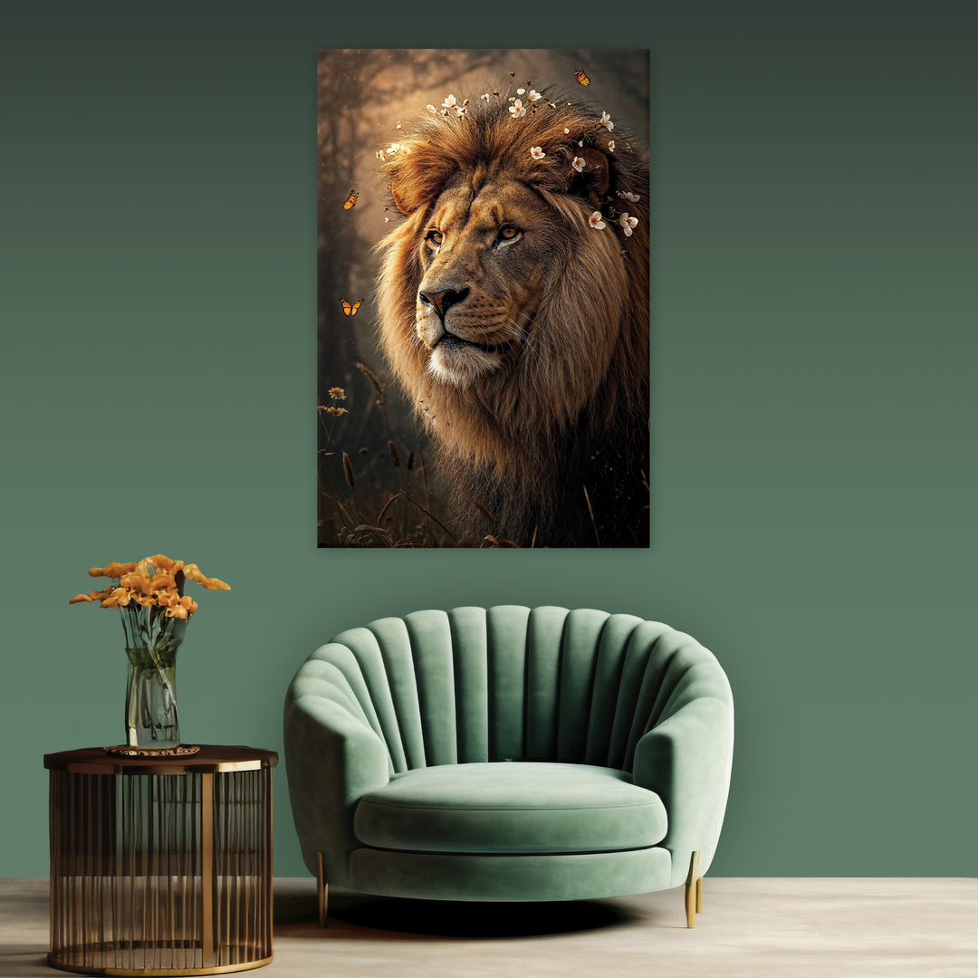 The King of The Jungle - Canvas print