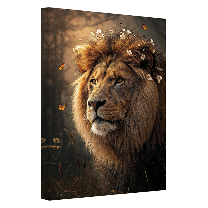 The King of The Jungle - Canvas print
