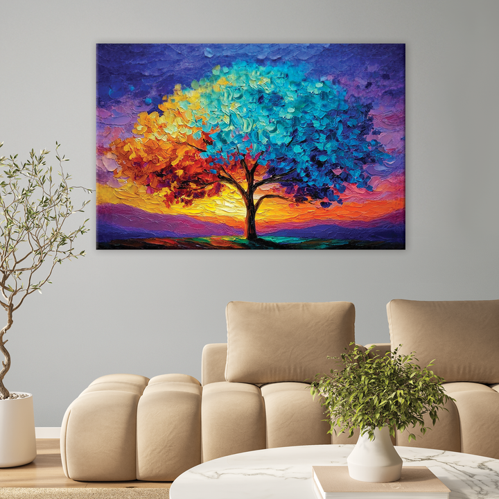 Fire and Ice - Canvas print