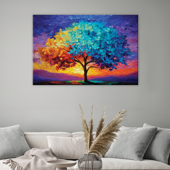 Fire and Ice - Canvas print