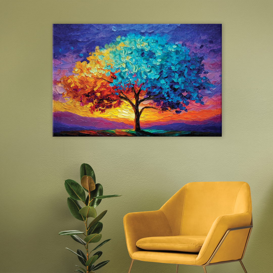 Fire and Ice - Canvas print