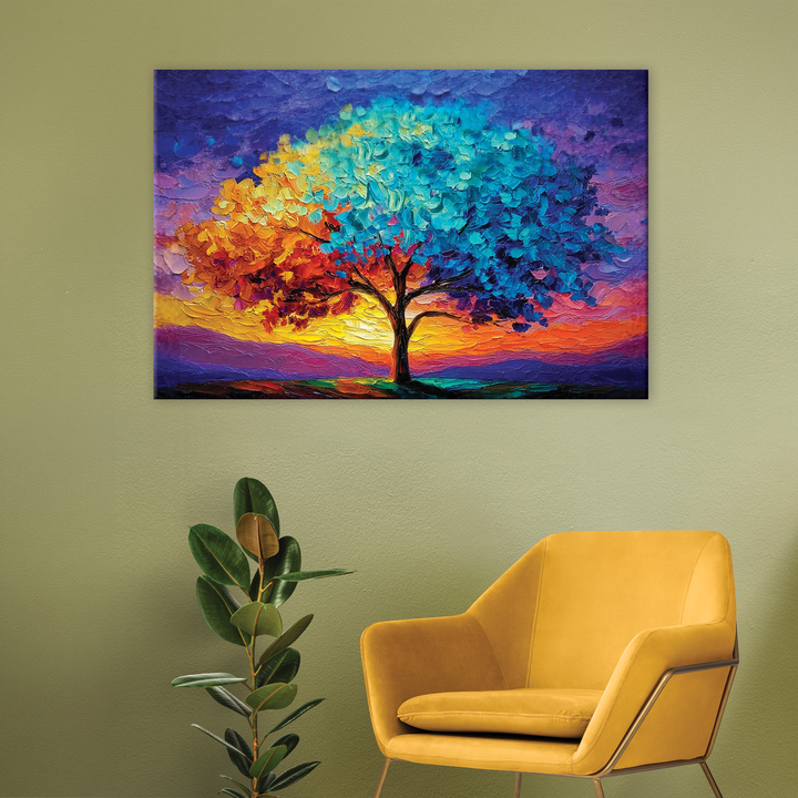 Fire and Ice - Canvas print