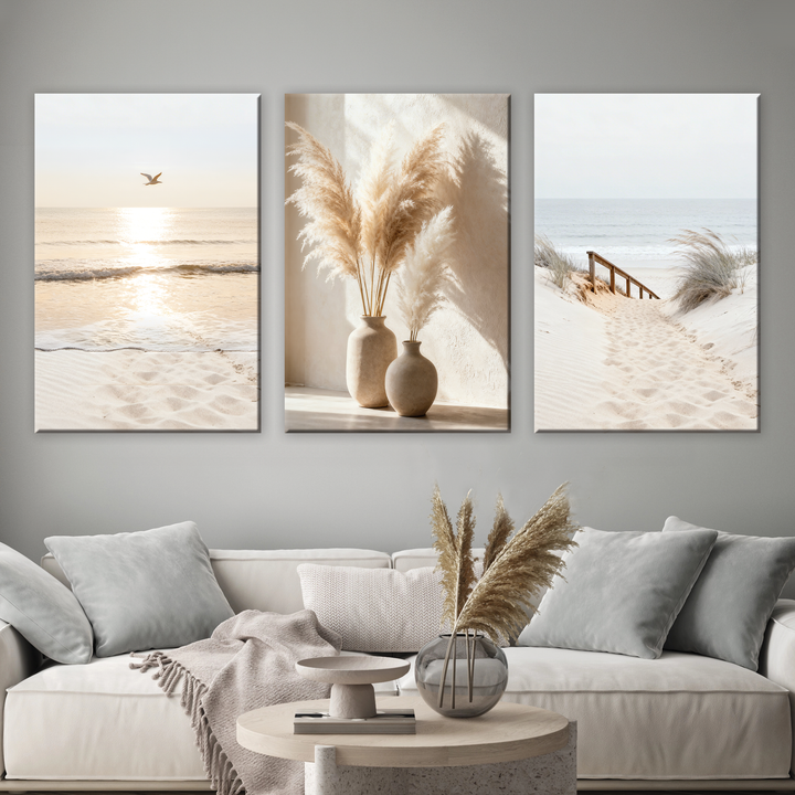 Inner Peace - 3 pieces Canvas print