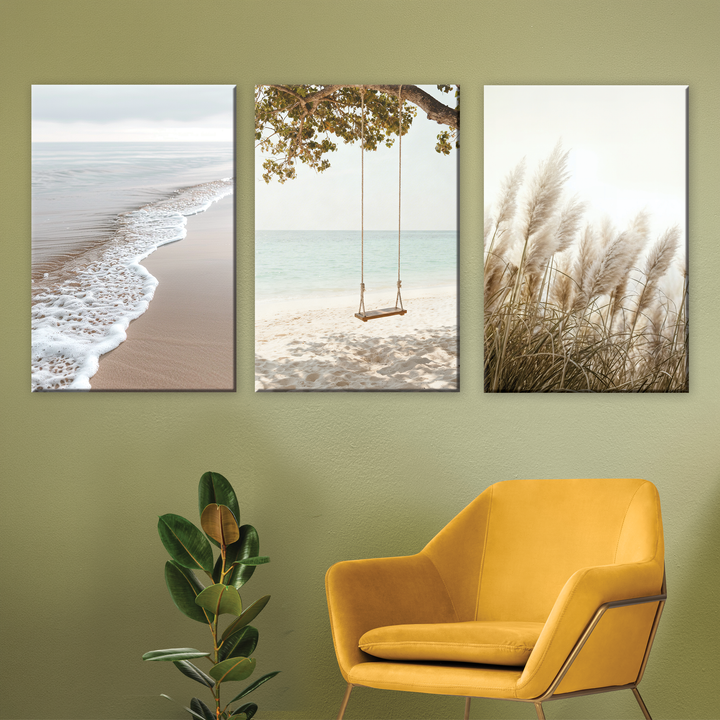 Summer Dream - 3 pieces Canvas print