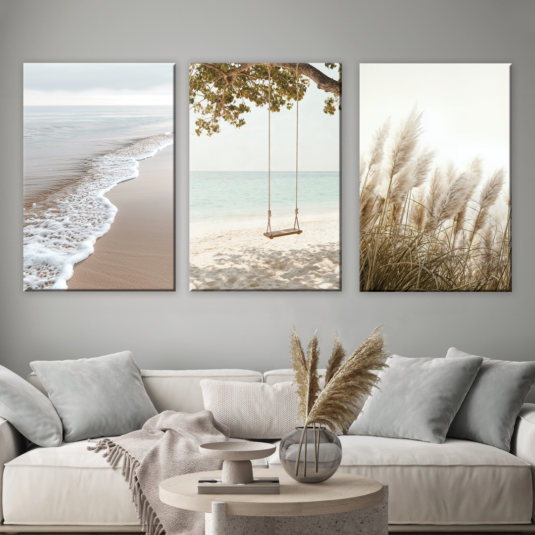 Summer Dream - 3 pieces Canvas print