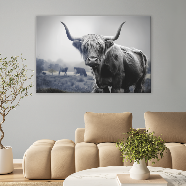 Iron Horns - Canvas print