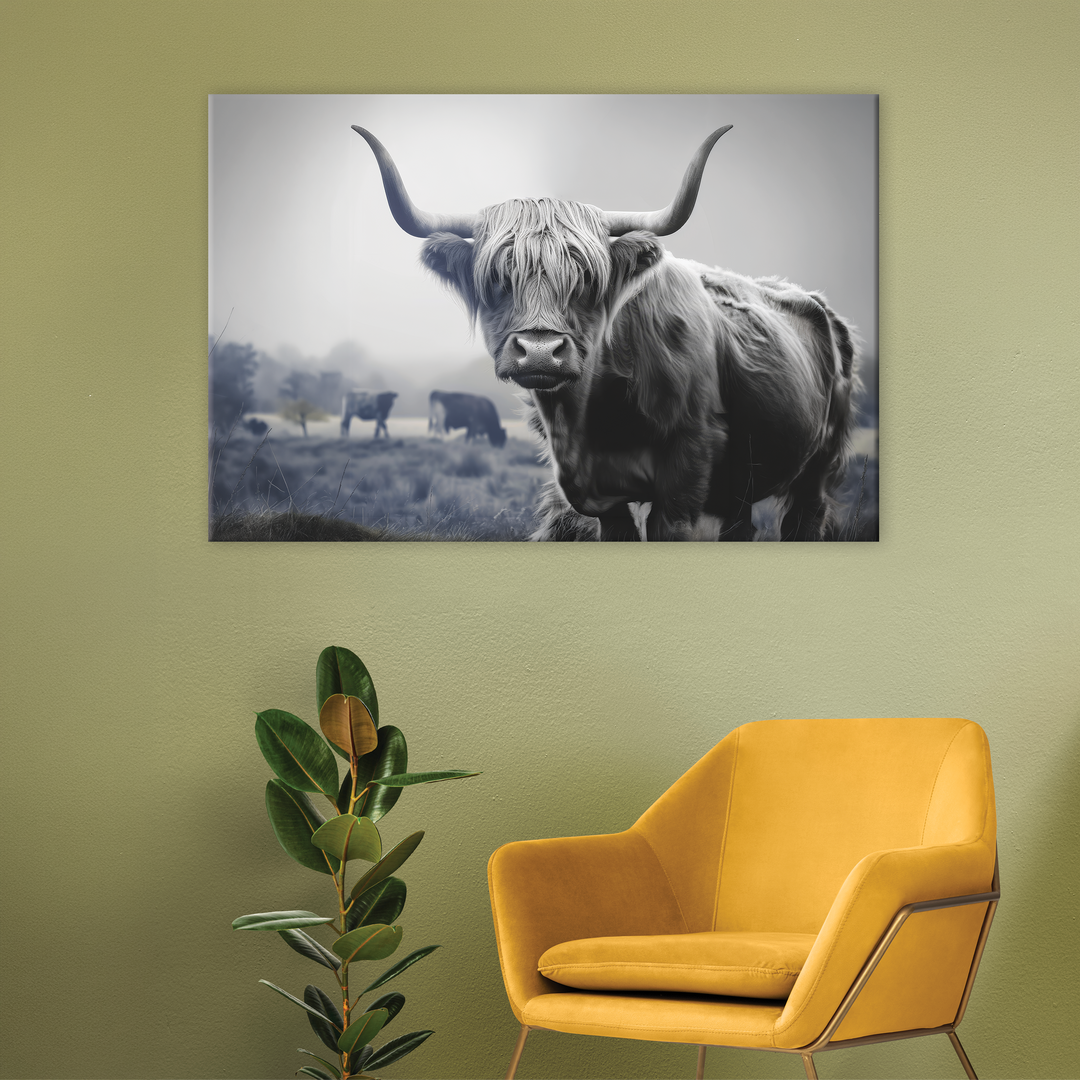 Iron Horns - Canvas print