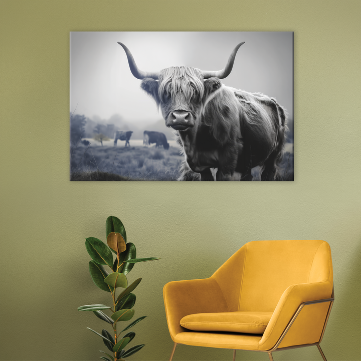 Iron Horns - Canvas print