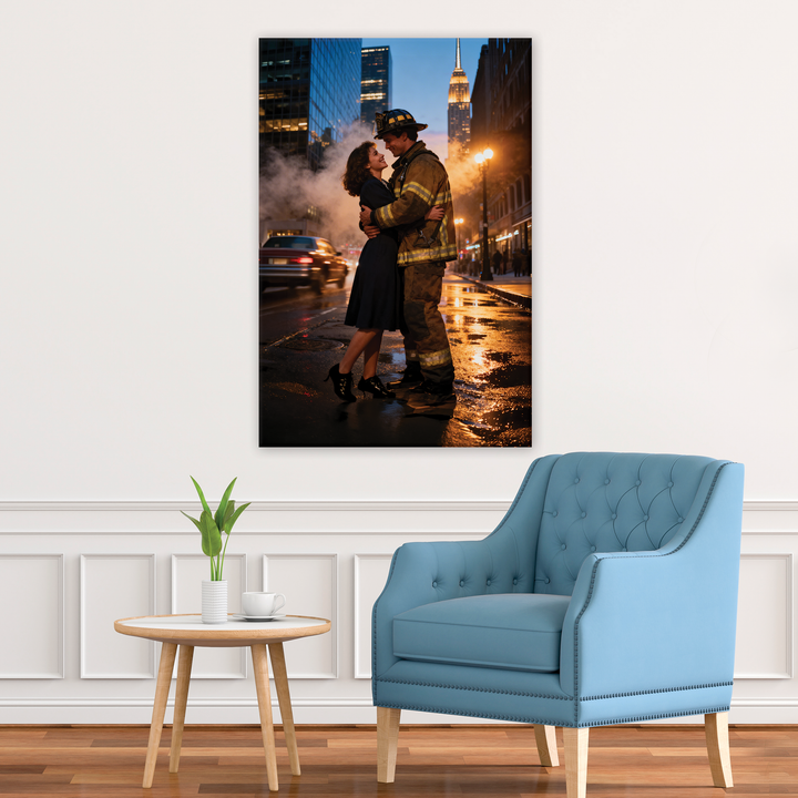 Love Between Lights - Canvas print